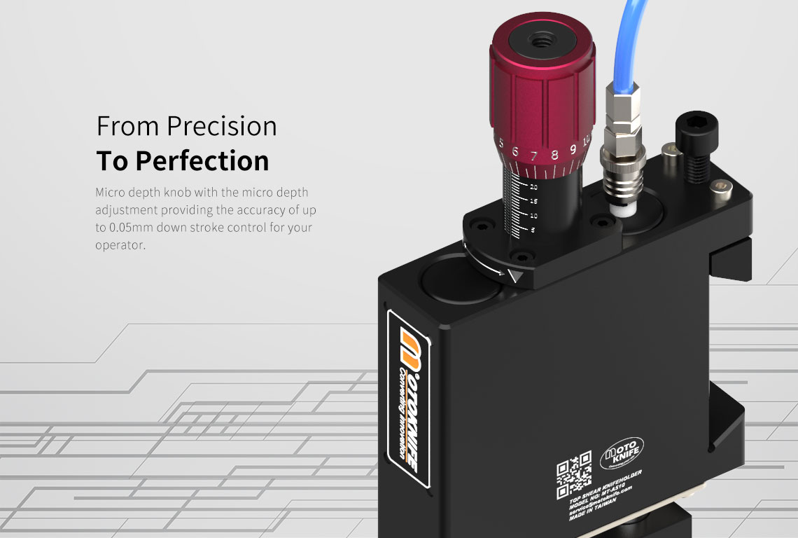 MT-A510 heavy duty type pneumatic score knife holder